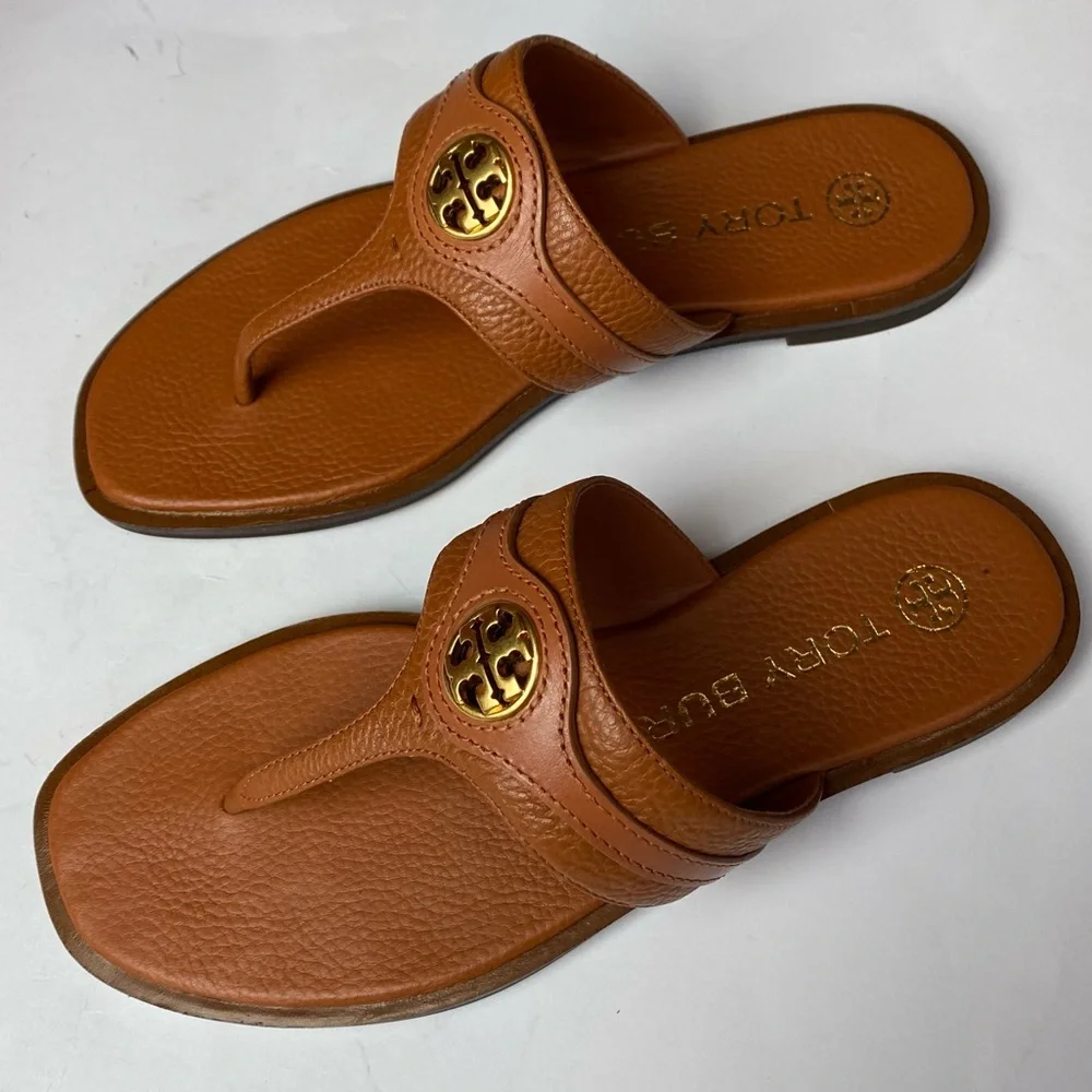 NEW Tory Burch Carson Thong Welt Leather Sandal